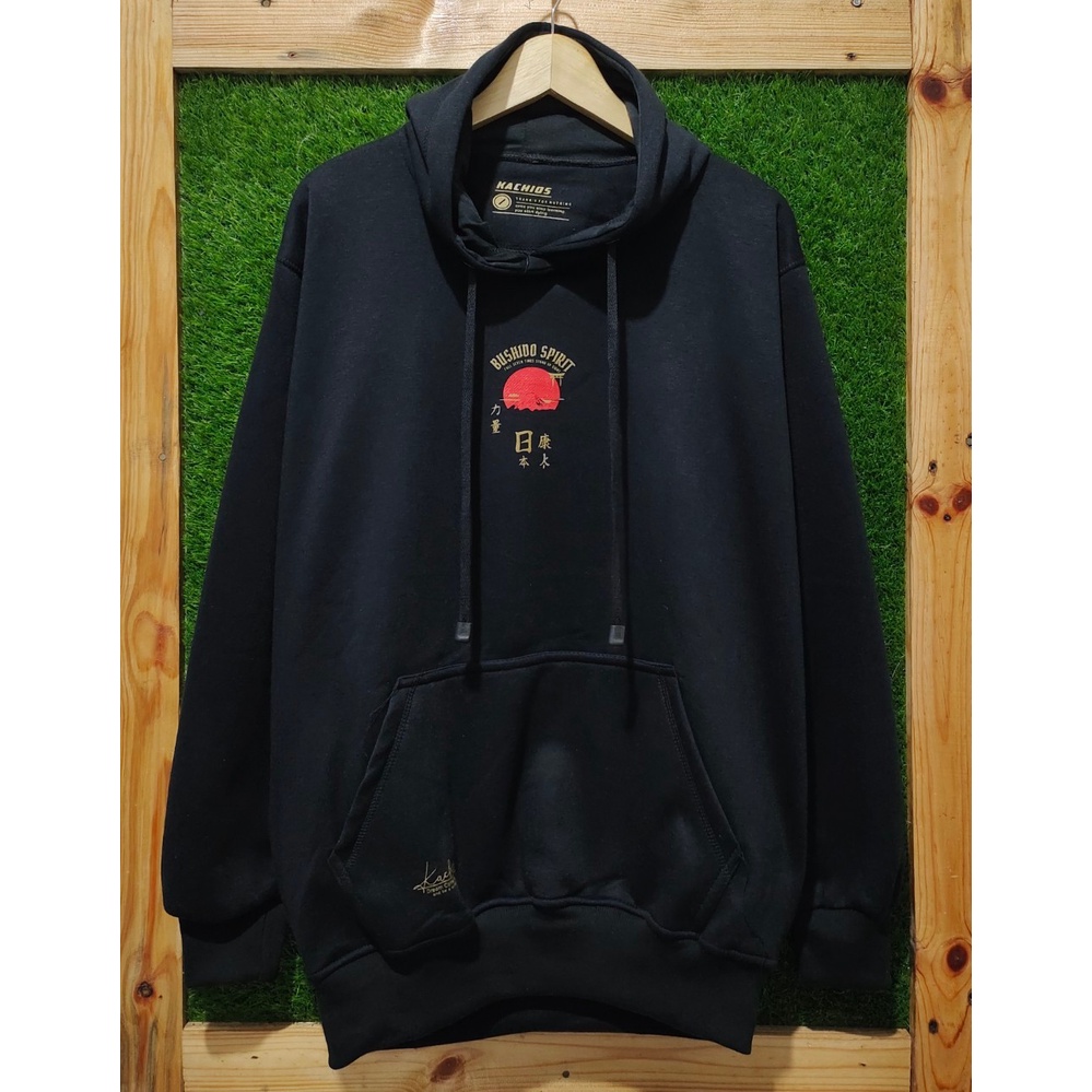 Jaket Hoodie Pria Wanita Terlaris Mr Dee Sweater Cowok Cewek Kachios Switer OverSize Laki Laki Perempuan Distro Bahan Katun Ukuran M L XL XXL JUMBO Warna Hitam3
