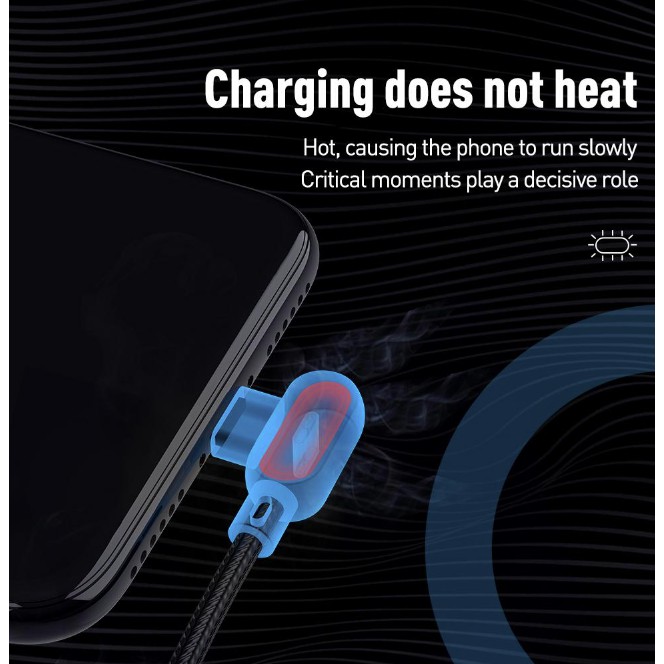 Kabel data cas KEYSION L type usb cable Fast Charging  - bergaransi 6 bulan