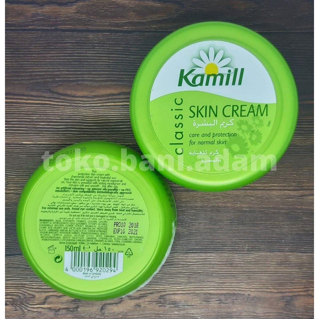 Kamill Cream Classic Kamil Skin Krim Hijau Klasik 150ml Handbody Lotion Perlengkapan Haji Umroh