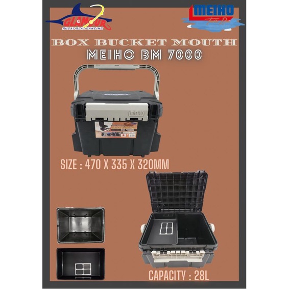 BOX PANCING / TACKLE BOX / BOX MEIHO / MEIHO 9000 / MEIHO 7000