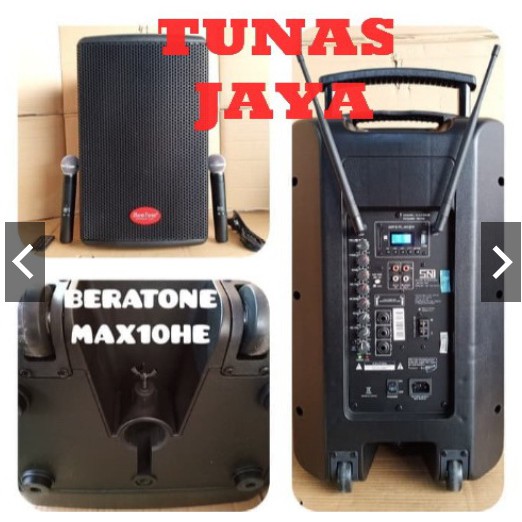 Paket Aktif Speaker Baretone MAX10HE 10 inch Tws Bluetooth Original resmi