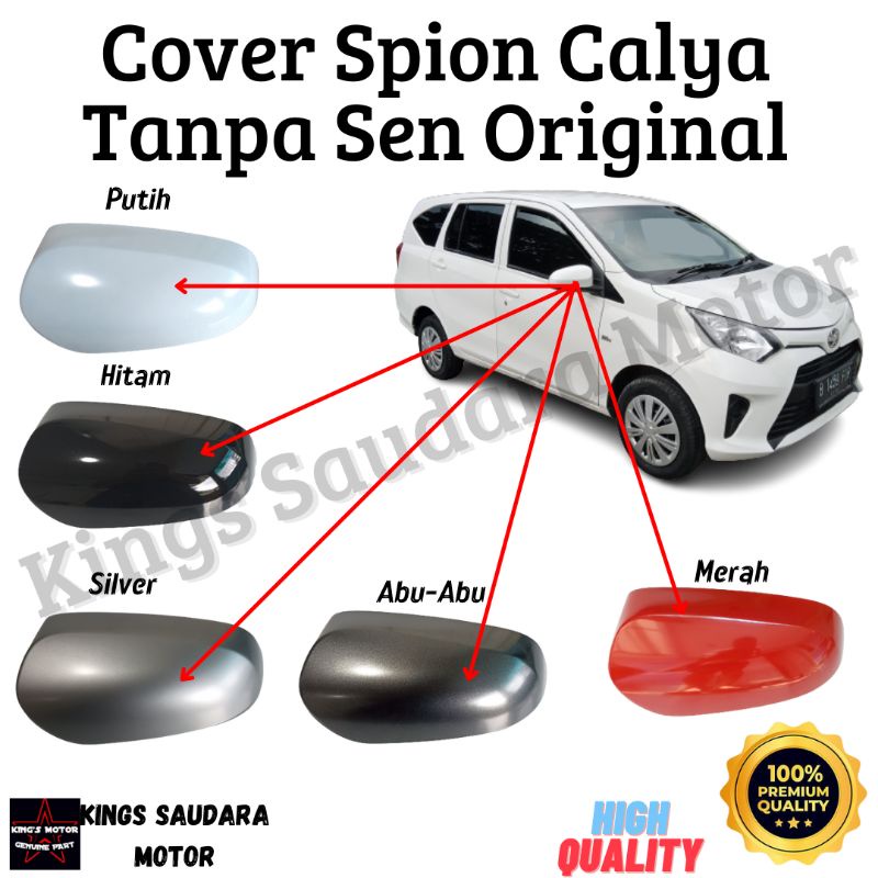 Cover Spion Mobil Calya Sigra Yaris Vios Model Tanpa Sen 2014-2022 Original