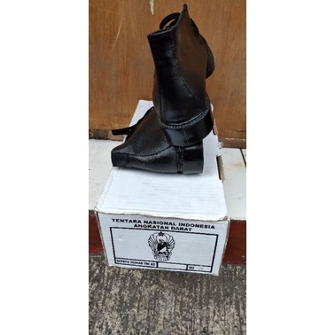 sepatu PDH standar TNI lama.satpam dll