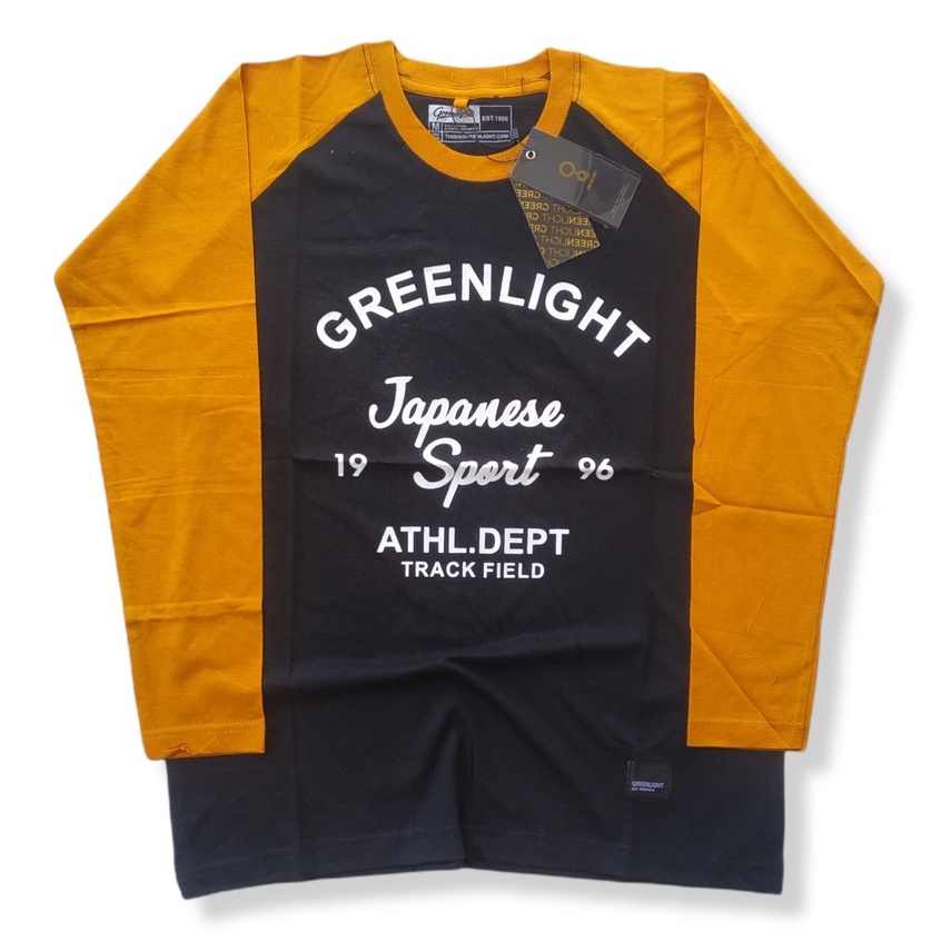 BAJU KAOS REGLAN RAGLAN WANITA  GREENLIGHT GRENLIGHT GRLT ARIEL NOAH LENGAN PANJANG CEWEK MURAH