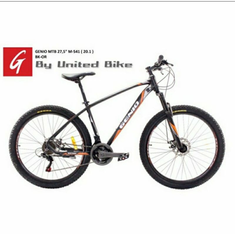 Sepeda Gunung 27.5 inch MTB Genio M541 Shimano M 541 M-541