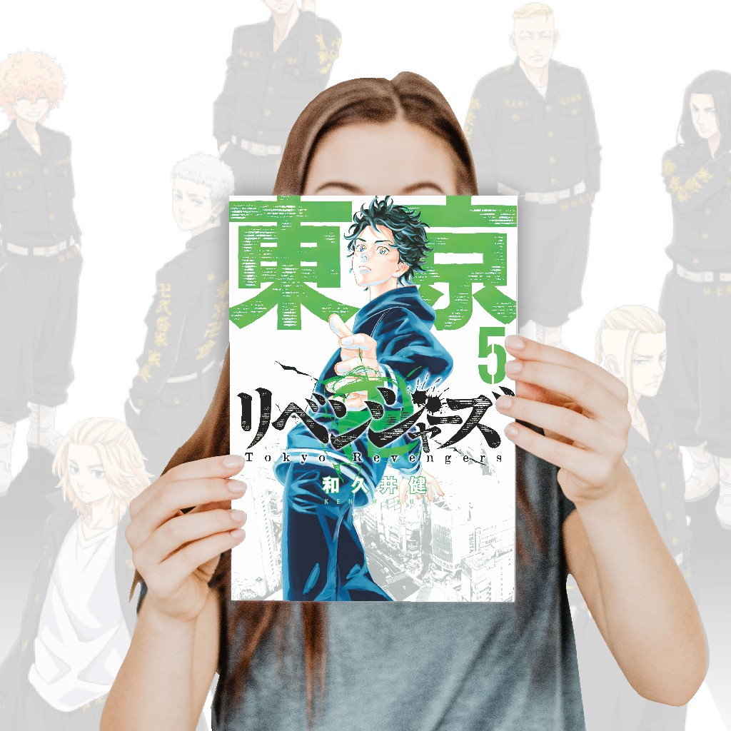 Poster Anime Tokyo Revengers Koleksi A4 - Takemichi Mikey Draken Baji Kazutora-5 TR