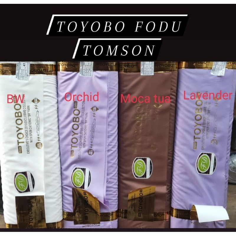 Katun Toyobo Fodu Thompson/Royal Mix Deluxe harga per 0.5m