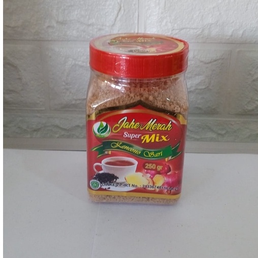 

Jahe Merah Super Mix Kencono Sari 250 gram