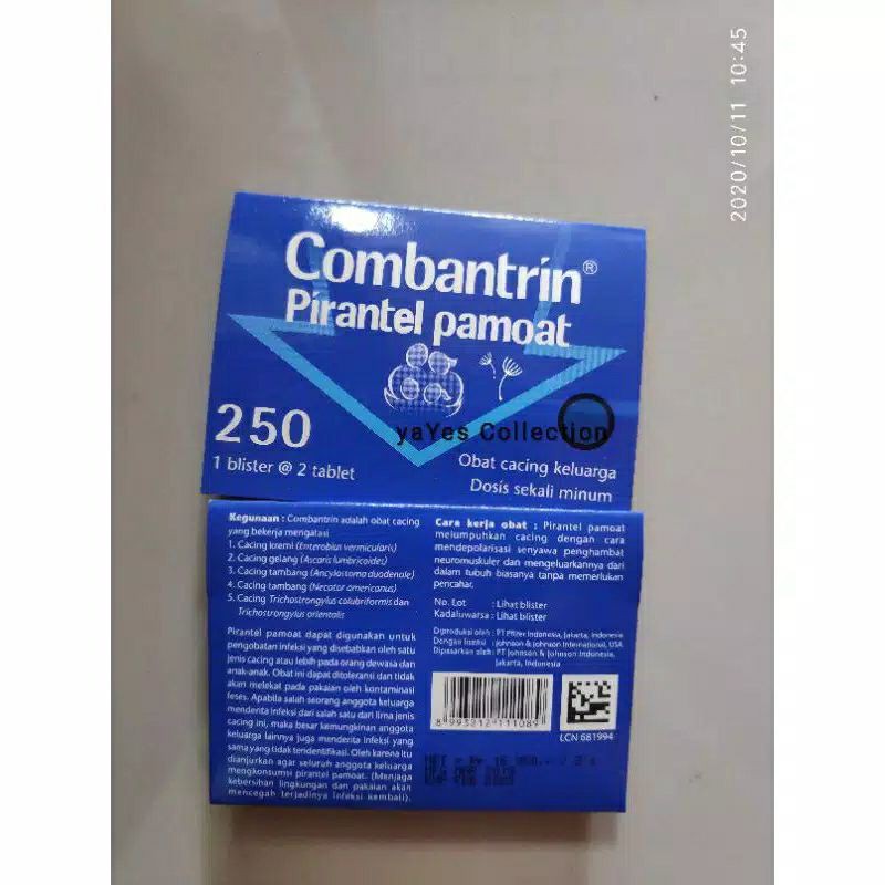 BISA COD Combantrin sirup rasa jeruk 10ml combantrin anak sirop combantrin tablet