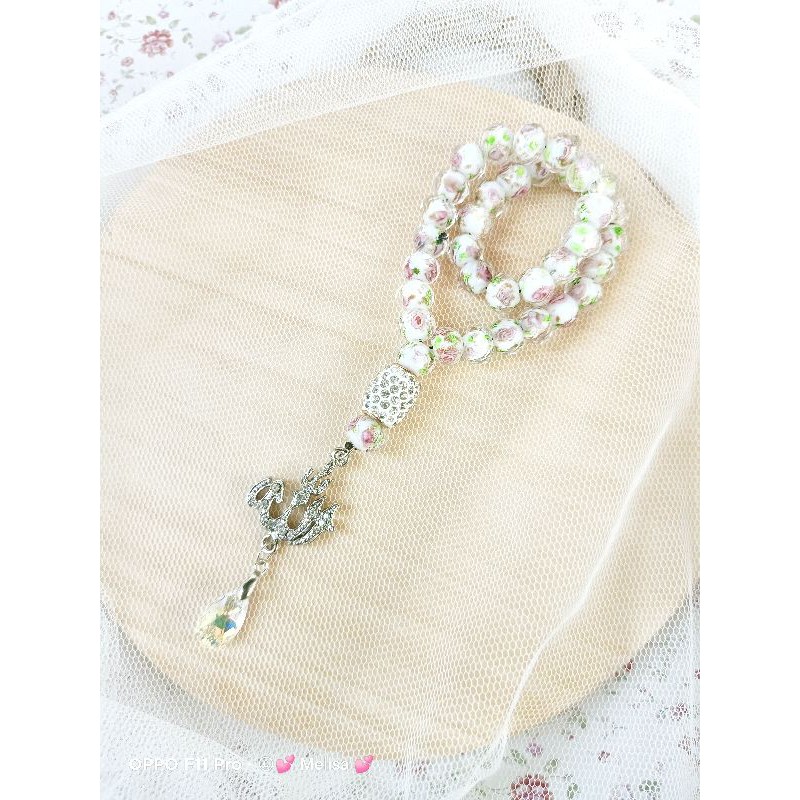 TASBIH KRISTAL SHABBY CHIC MIX KRISTAL SWAROVSKI ORIGINAL