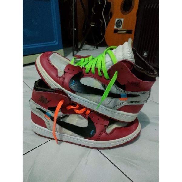 Sepatu Nik Aj1 Jordan Off White Second Bekas (preloved shoes)