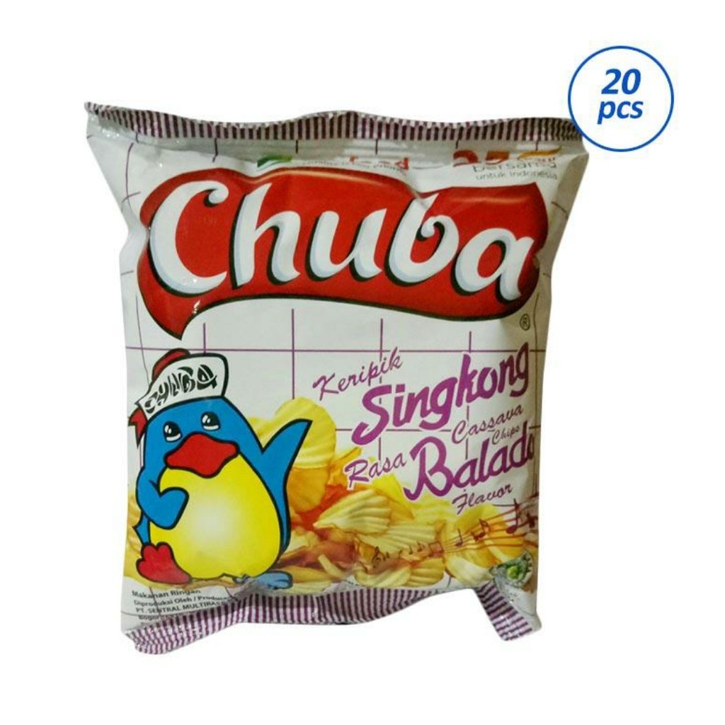 

Chuba Kripik Singkong 1 Pack isi 20pcs