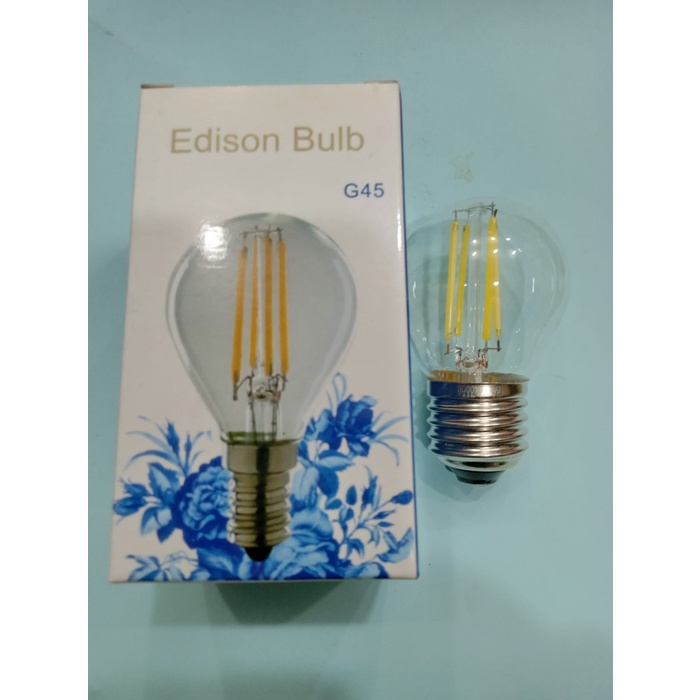 Jual Lampu 4W E27 Filament G45 Edison Putih | Shopee Indonesia