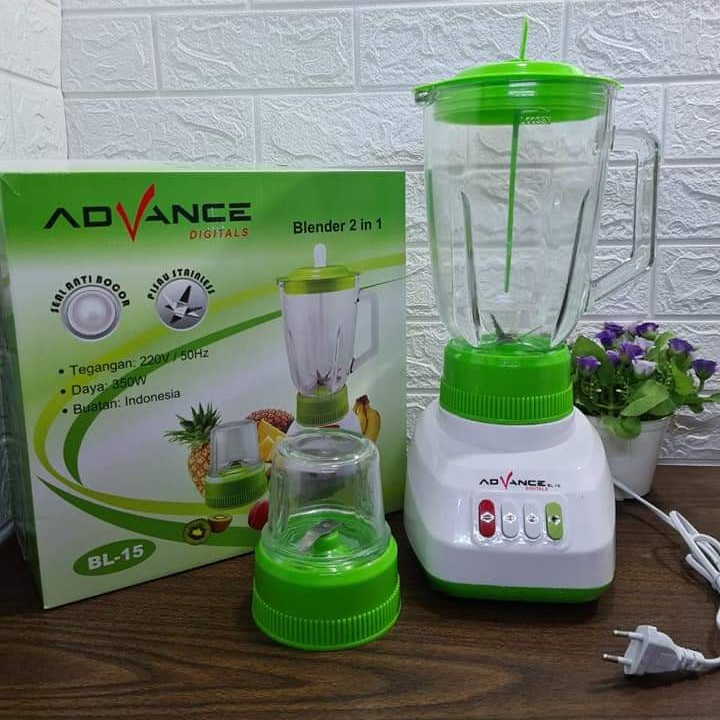 Blender Kaca Advance BL 15 2in 1 1,5 Liter ORIGINAL NEW PROMO