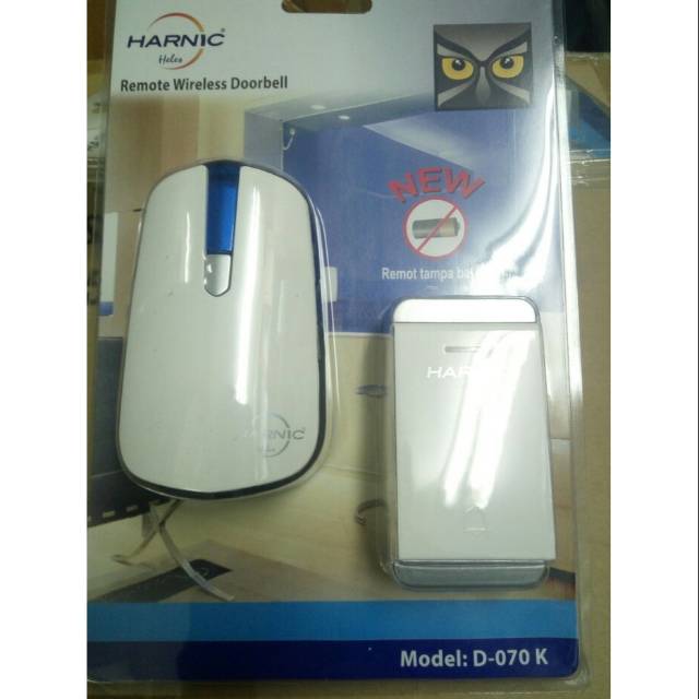 HARNIC HELES D-070K TANPA BATERAI - BEL PINTU / DOOR BELL WIRELESS