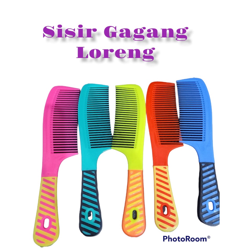 HOT ITEM Sisir Rambut Warna ukuran BESAR Sisir rambut gagang