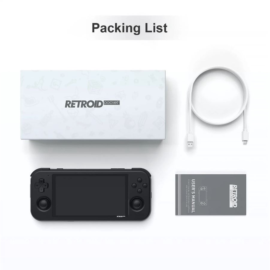 Retroid Pocket 3 Handheld Retro Gaming System Android Console 3+32 GB