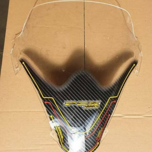 visor pcx lokal carbon