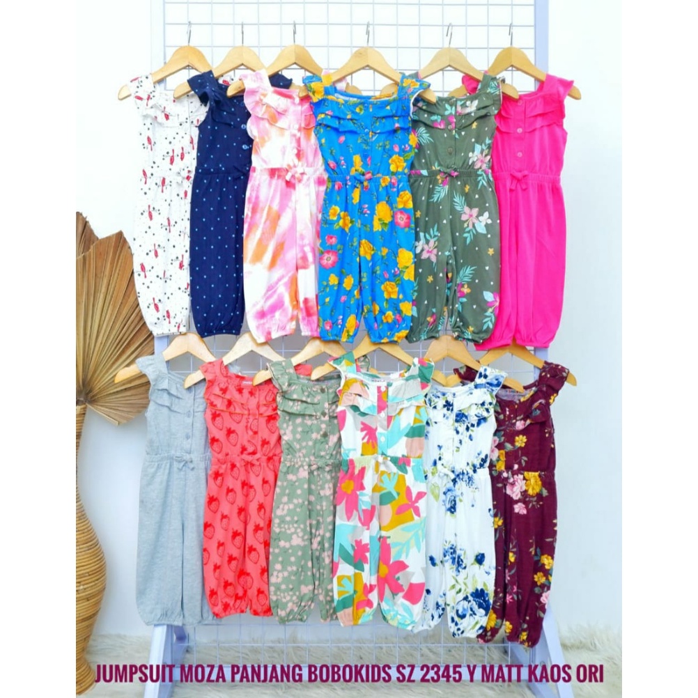 Jumpsuit anak panjang dan pendek usia 1-5 tahun-1