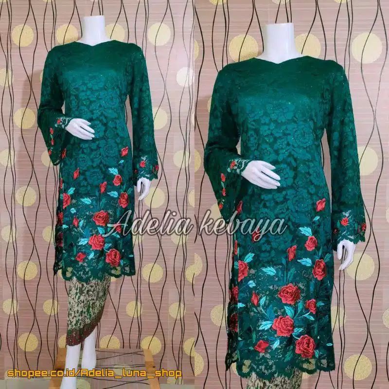 PRODUK ORIGINAL SETELAN KEBAYA HANABI/TUNIK BRUKAT /TUNIK BORDIR/KEBAYA BRUKAT /KEBAYA MODERN