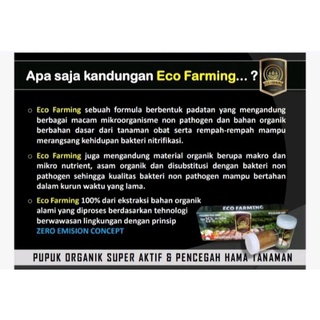 Jual Pupuk Organik Merk Eco Farming Original | Shopee Indonesia