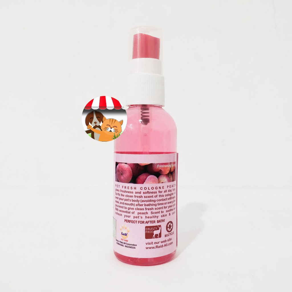 Parfum Kucing Anjing - Pet Fresh Cologne - Peach