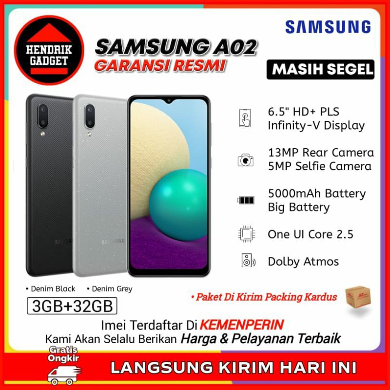Hp samsung a02 ram 3 32 GB hp samsung A01 - Garansi Resmi sein
