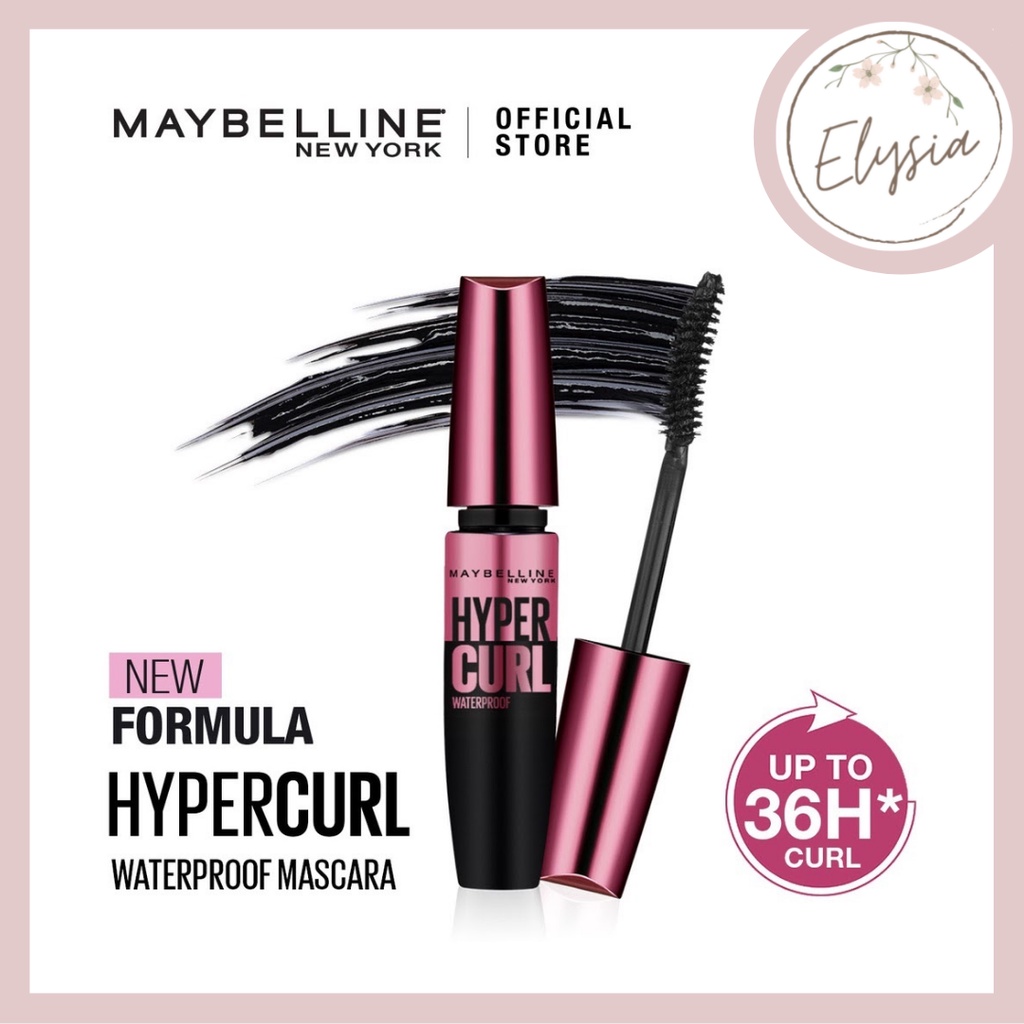 Maybelline Hypercurl Volum Express Waterproof ( BPOM Original 100% Hyper Curl mascara )