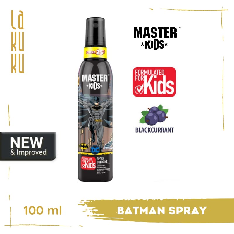 Lakuku - Master Kids Superhero Cologne Spray 100ml Parfum Anak Wangi Buah