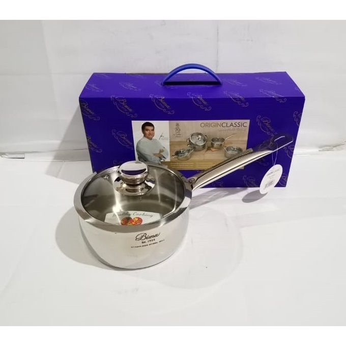 BIMA ORIGIN CLASSIC SAUCEPAN 16 CM B2001116 - PANCI STAINLESS STEEL
