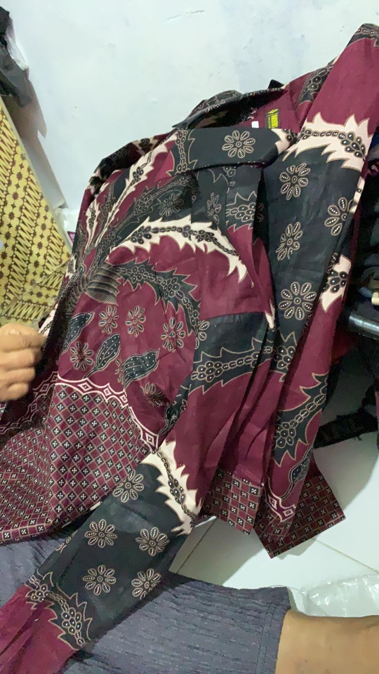 New Arrival Distro Batik Pria Bordir Sogan Hrb026 Batikaf