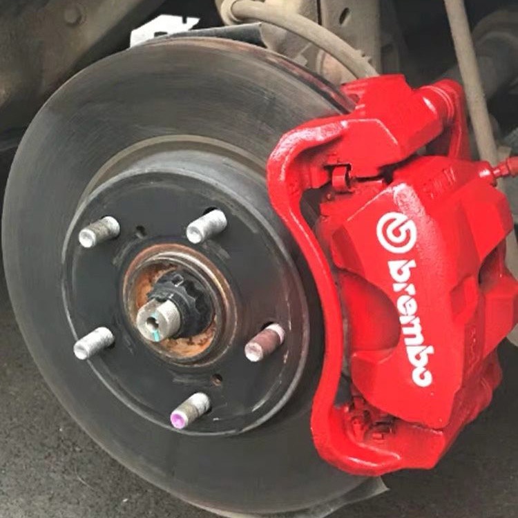 Reflektif Brembo Caliper Stiker AP Balap Shock Absorber Stiker Cocok untuk Porsche, Mercedes Benz, BMW