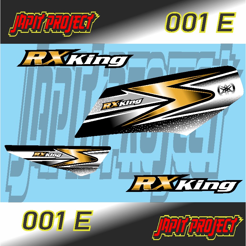 STRIPING RX KING-STICKER VARIASI LIST MOTOR RX KING-001-