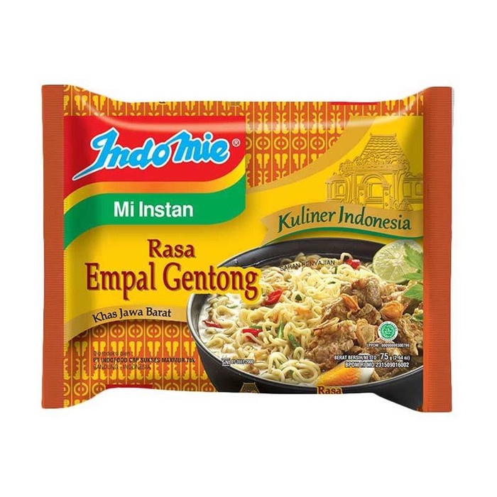 

Ss5g74gfd Indomie Empal Gentong Mie Instant 75 Gr 5Pcs/Banded Ff04151