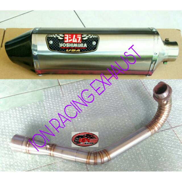 Knalpot X MAX 250 NMAX AEROX PCX LEXI stainles fullsystem Yoshimura USA