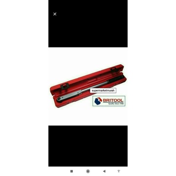 Kunci momen torsi BRITOOL EVT3000A torquewrench 70-330Nm Asli 1/2"