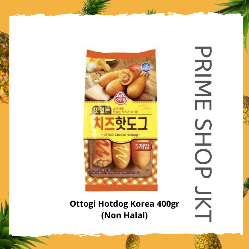 

Ottogi Cheese Hotdog 400gr Hotdog Daging Babi dengan Bumbu Jalapeno