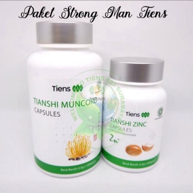OBAT VITALITAS DAN STAMINA PRIA|TIENS|MUNCORD CORDYCEPS|ZINC|CALCIUM|ORIGINAL