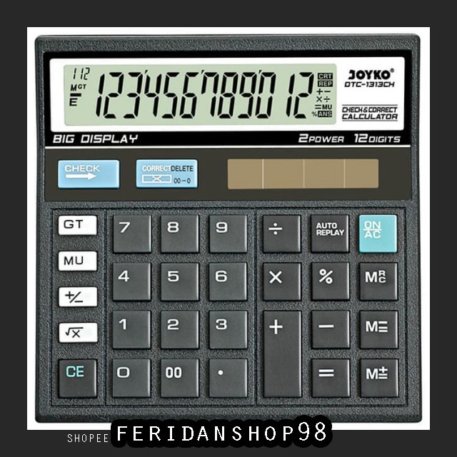 

BT741 CALCULATOR KALKULATOR BEST JOYKO DTC-1313CH 12 DIGITS CHECK CORRECT BY FERIDANSHOP98