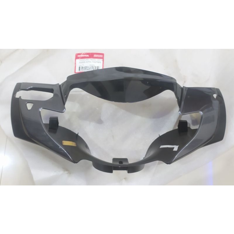 Cover Batok Visor Lampu Depan Cakram Honda Supra x 125 2006 Original Warna Silver Tua