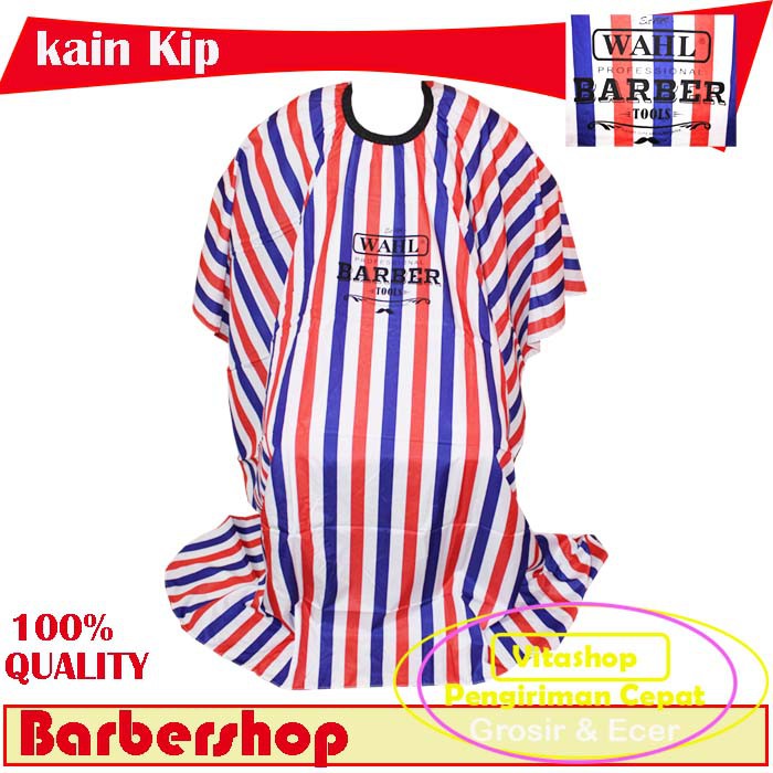 kain pangkas rambut wahl barbershop pelangi / barber penutup salon kip kep kap cape cukur