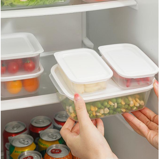 Toples Food Container Container Kotak Makanan Kulkas Refrigerator Organizer Box - HW038