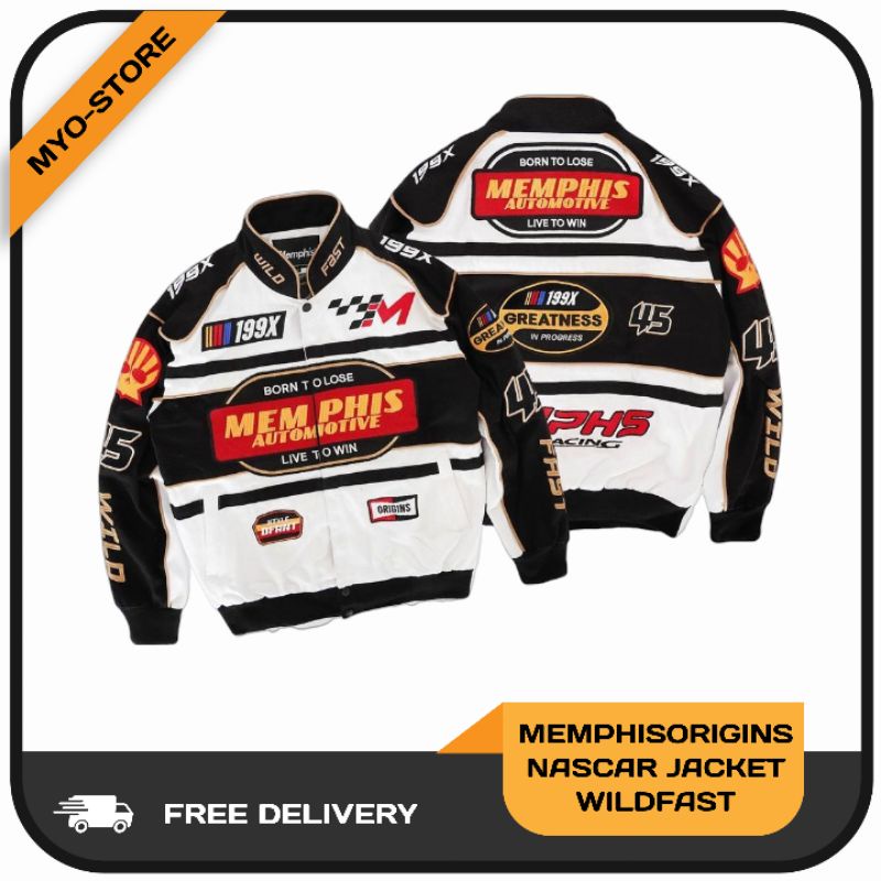 MEMPHISORIGINS NASCAR JACKET WILDFAST SERIES ORIGINAL‼️