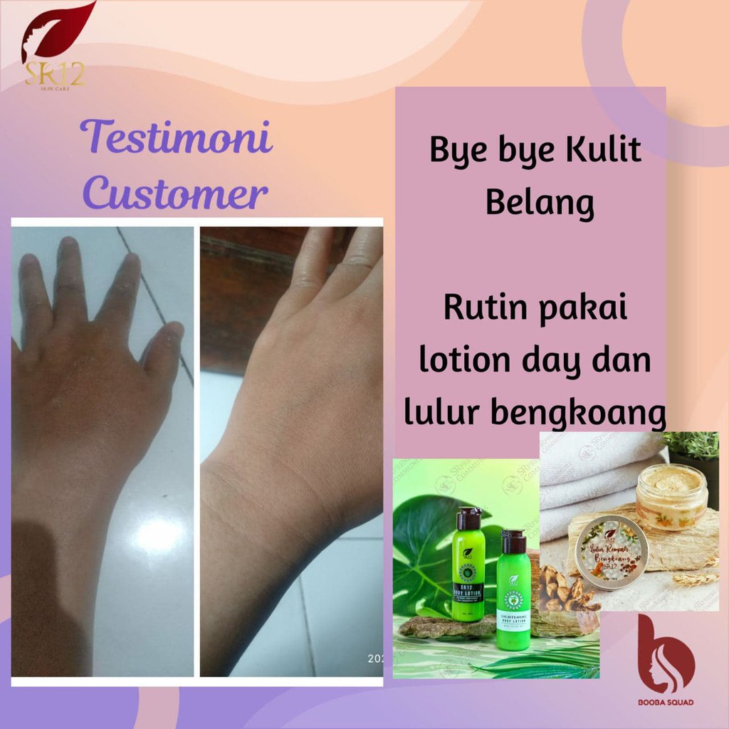 SR12 HERBAL SKINCARE LIGHTENING BODY LOTION PENCERAH KULIT ANTI UV SPF 30