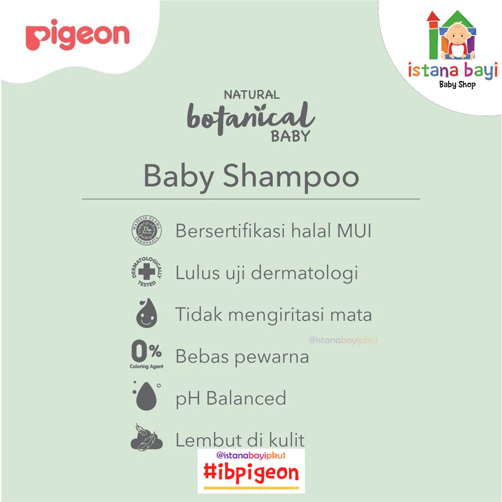 Pigeon Botanical Baby Shampoo 240ml - Shampoo Baby