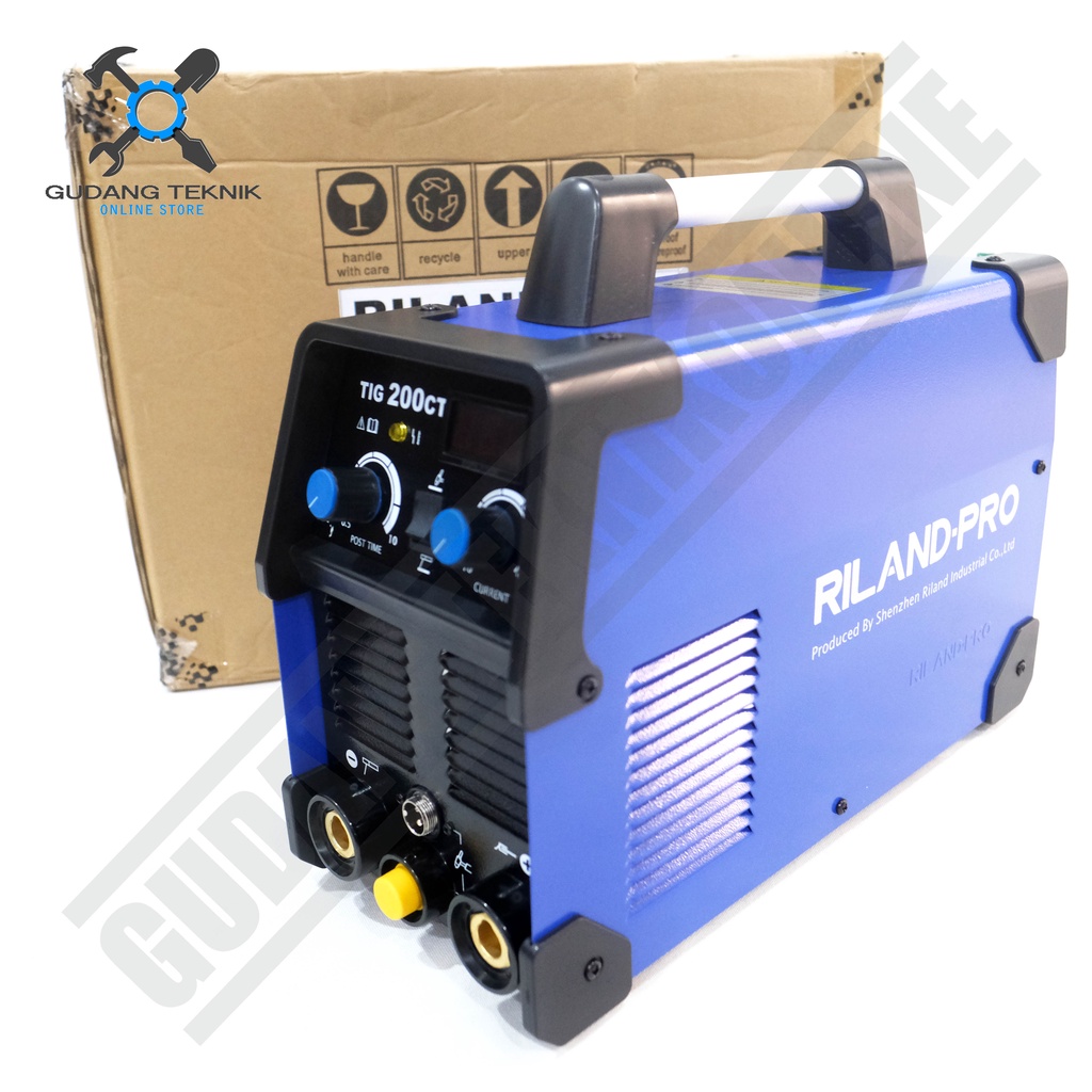 Mesin Las Argon TIG RILAND PRO TIG200CT / Travo Las Inverter 200A - Trafo Mesin Las Listrik Tig 200CT RILAND