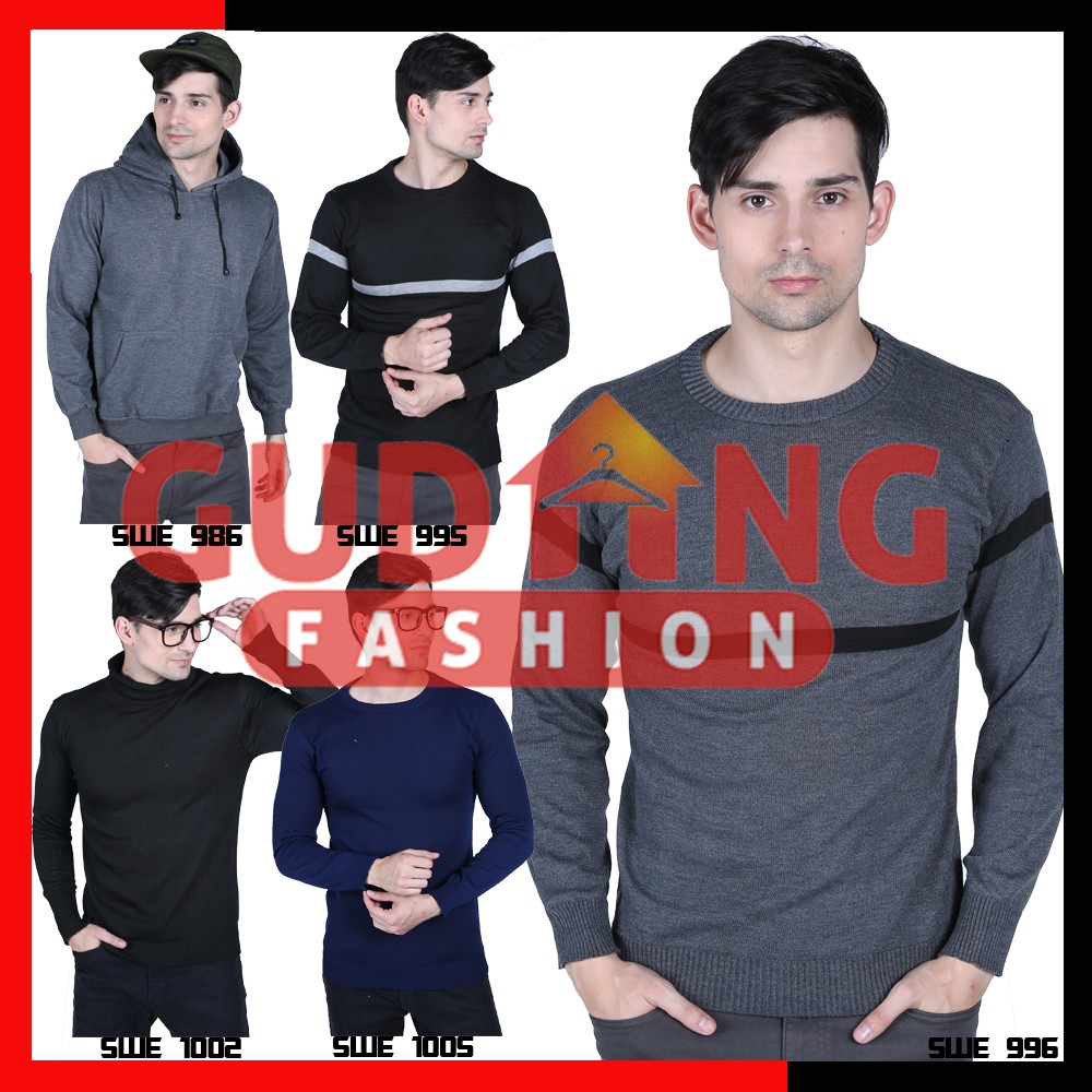 Sweater Rajut Pria Keren (COMB)