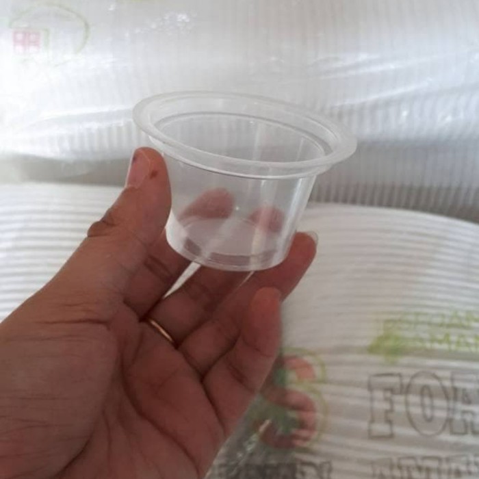 Plastik cup puding 50ml tanpa tutup