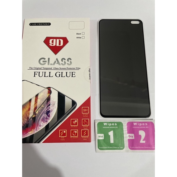 [Anti SPY] Vivo V19 /Vivo V17 Anti Spy Anti gores Layar Privacy FULL Tempered Glass Full Cover Ceramic SPY vivo V17 V19