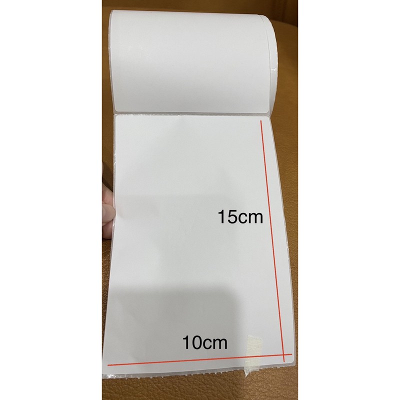 

label thermal label stiker barcode label pengiriman 10x15cm per roll 300 lembar
